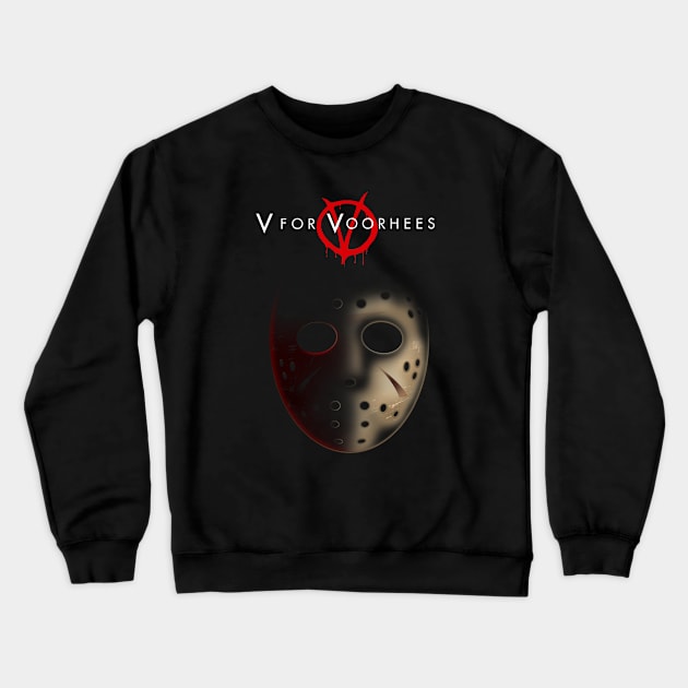 V for Voorhees Crewneck Sweatshirt by JayHai